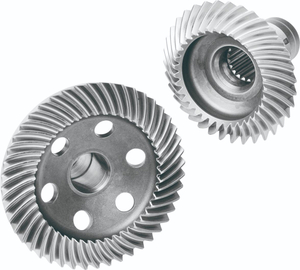 Customized High Precision CNC Machined Steel Spiral Bevel Gear Set for Robots