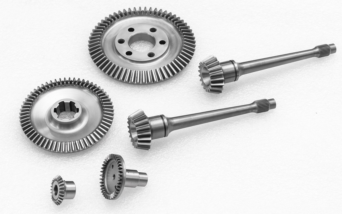 Explain the machining process of the gear parts
