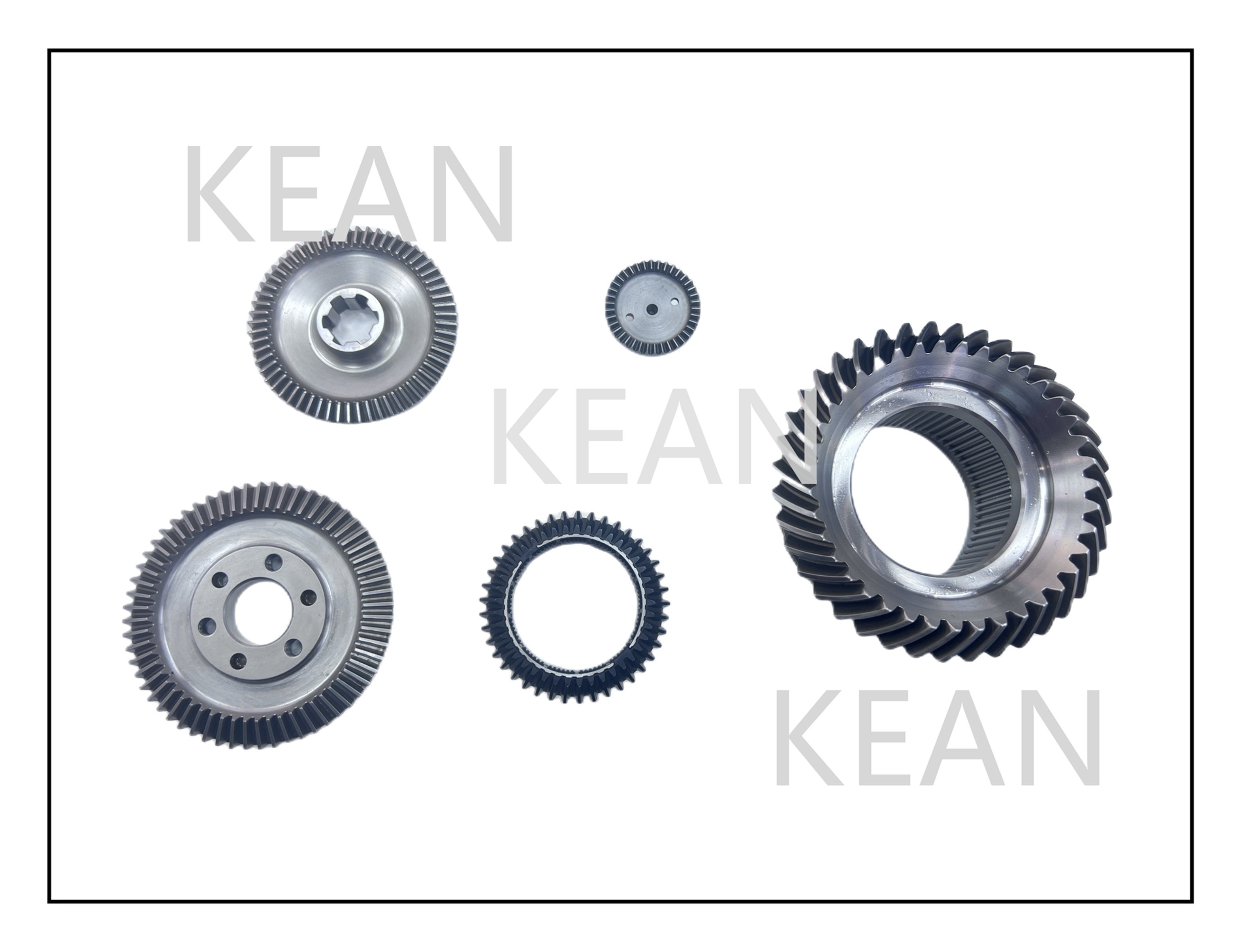 Customized High Precision Iron Bevel Spiral Pinion Gear